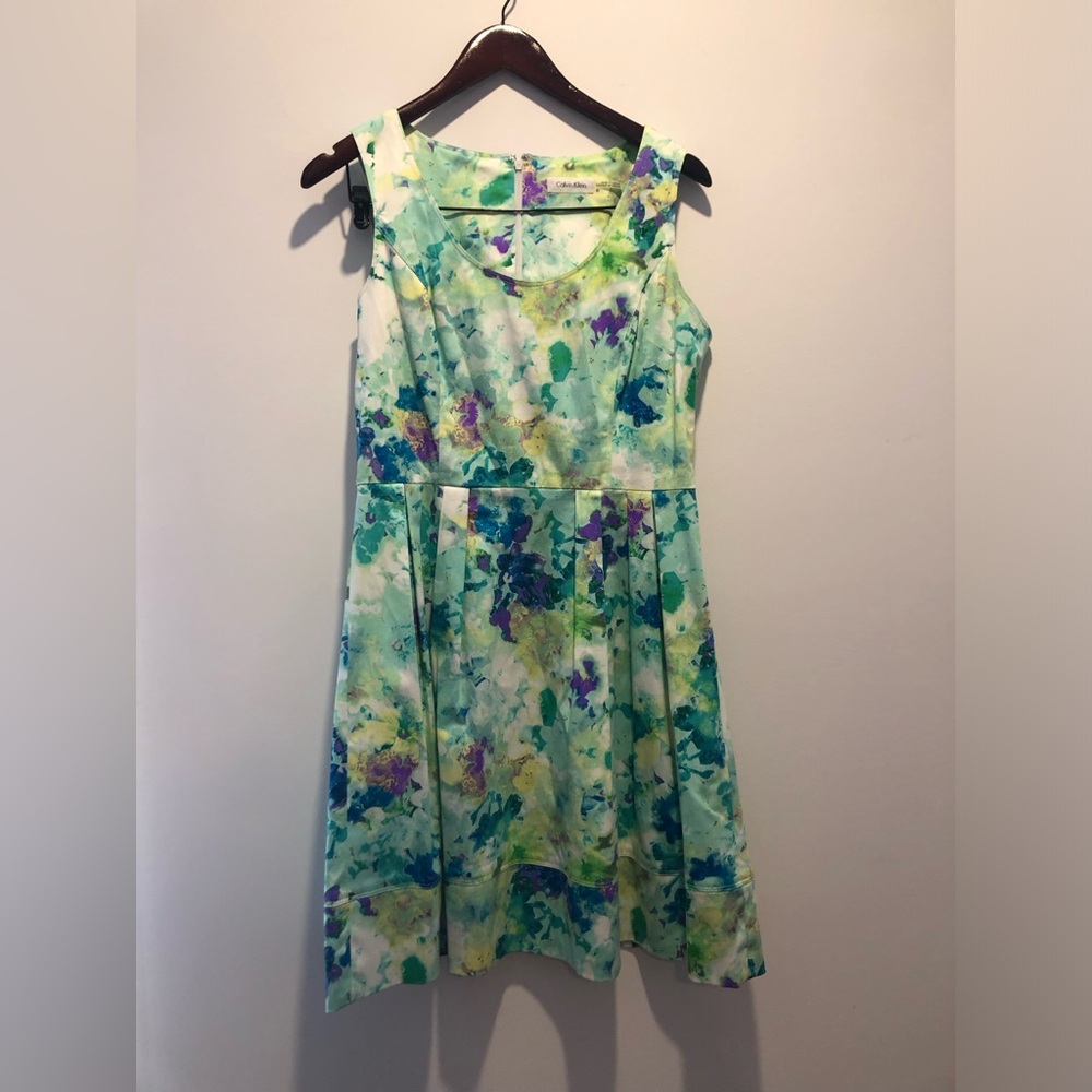 Colourful Calvin Klein dress